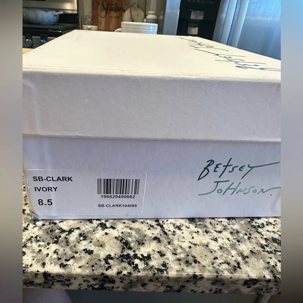 Betsey Johnson Clark Ivory bridal shoes - Picture 7 of 7